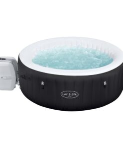 Lay-Z-Spa Miami Hot Tub, 120 AirJet Massage System Inflatable Spa with Freeze Shield Technology, 2-4 Person