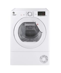 Hoover HLEC10DE H-Dry 300, 10kg, Condenser Tumble Dryer, Aquavision, White, Sensor Dry, NFC