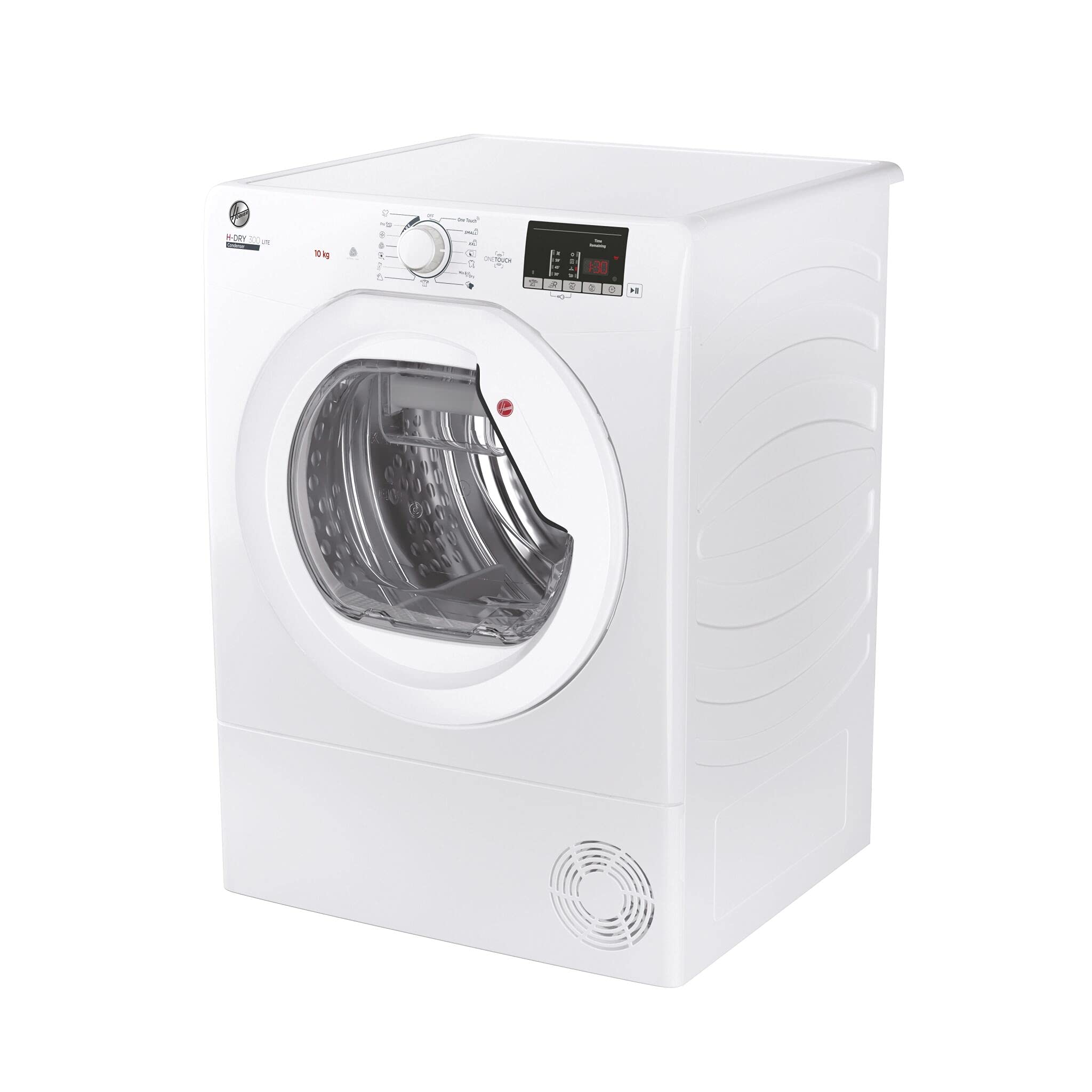 Hoover HLEC10DE H-Dry 300, 10kg, Condenser Tumble Dryer, Aquavision, White, Sensor Dry, NFC - Image 2