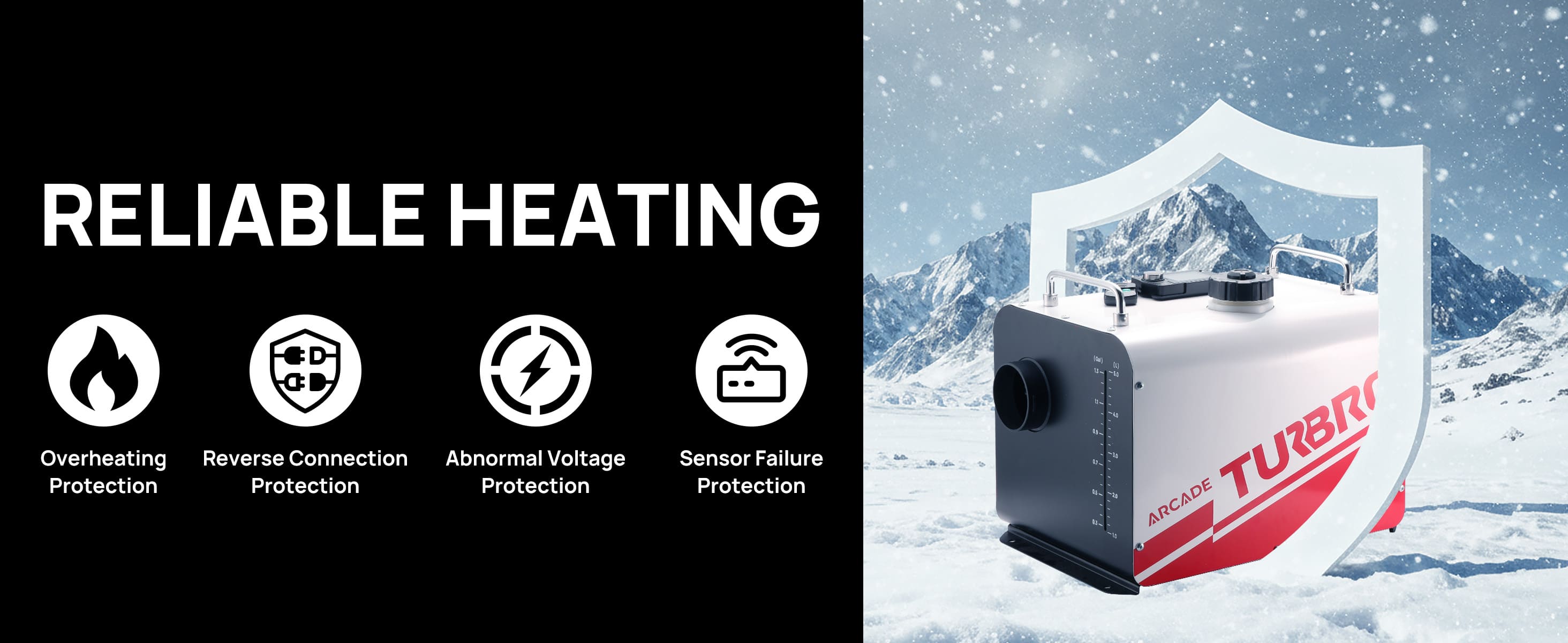 Arcade H8BP Diesel Heater - European version