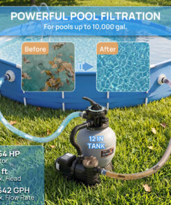 Alternative view of FlowCore FC12 Sand Filter Pump