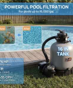 Alternative view of FlowCore FC16 Sand Filter Pump