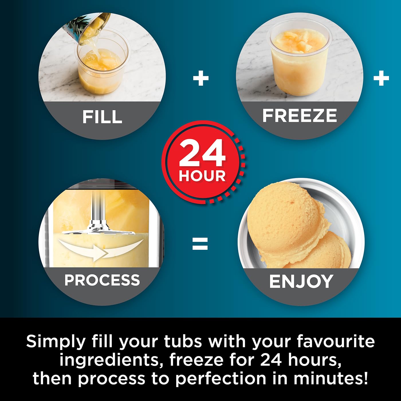 Ninja CREAMi Ice Cream Maker & Frozen Dessert Maker with 3 Tubs, 7 Programs, Makes Ice Cream, Gelato, Sorbet - Image 7