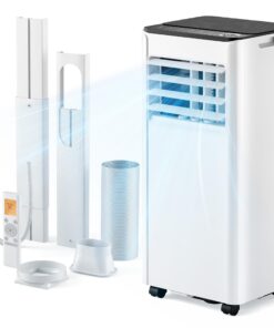 Air Conditioning Unit - Portable Air Conditioner 9000 BTU, 4-in-1 Energy Efficient Cooling & Dehumidifier, Quiet Operation