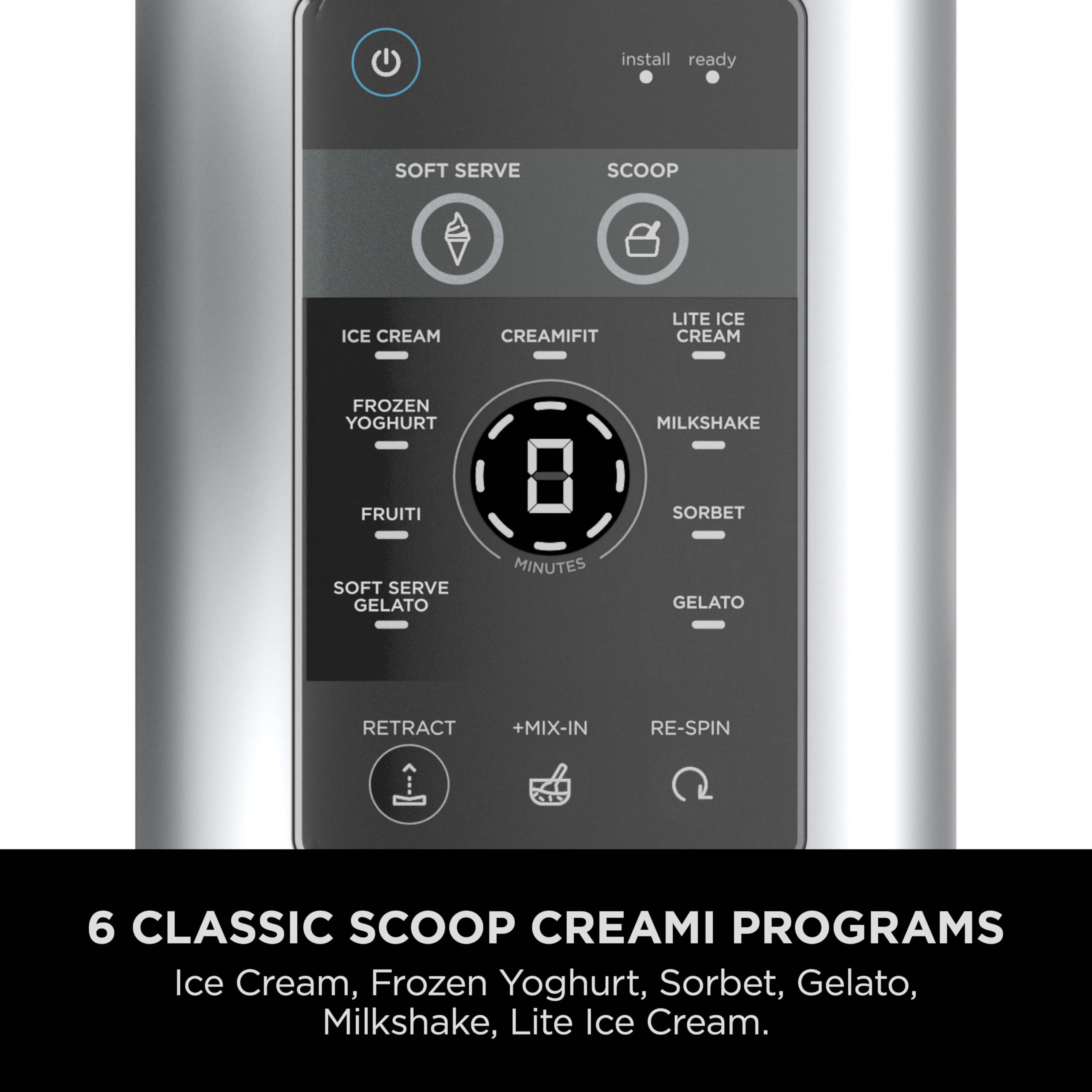 Ninja CREAMi Scoop and Swirl Soft Serve and Ice Cream Maker with 2x Tubs, 13 Functions, Makes Ice Cream, Soft Serve - Image 3