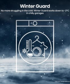 Alternative view of Hisense DH1Q802BW2 60cm Freestanding 8 KG Heatpump Front Load Tumble Dryer, 16 Programmes, Auto Dry