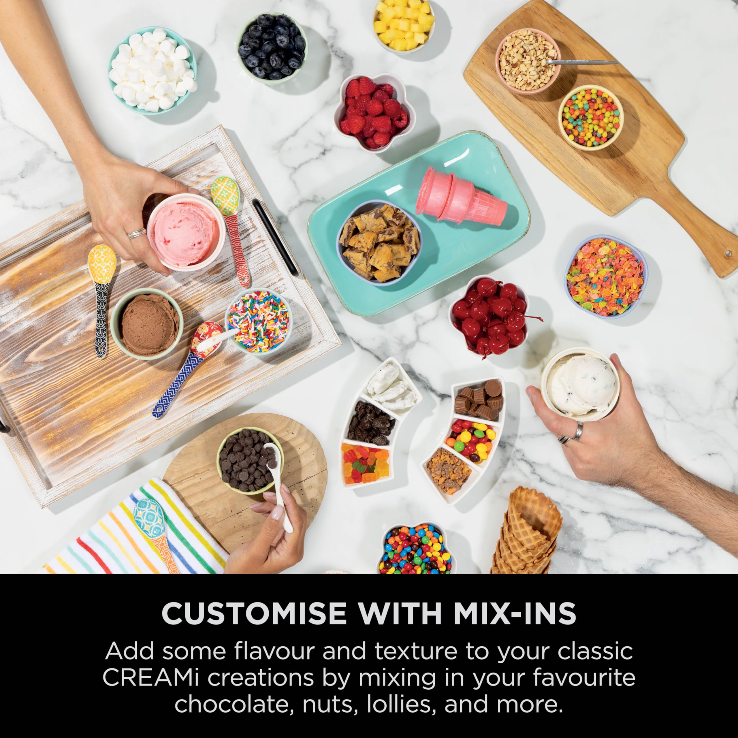Ninja CREAMi Scoop and Swirl Soft Serve and Ice Cream Maker with 2x Tubs, 13 Functions, Makes Ice Cream, Soft Serve - Image 7